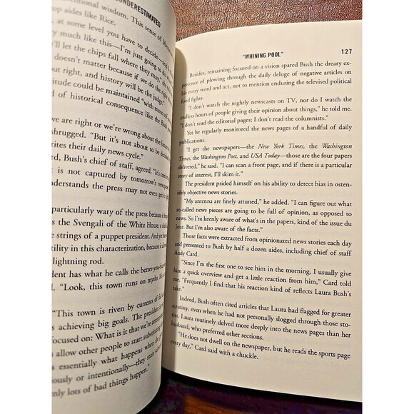 Misunderestimated – Sammon Hardcover– Political Biography – Historycore - Picture 9 of 13